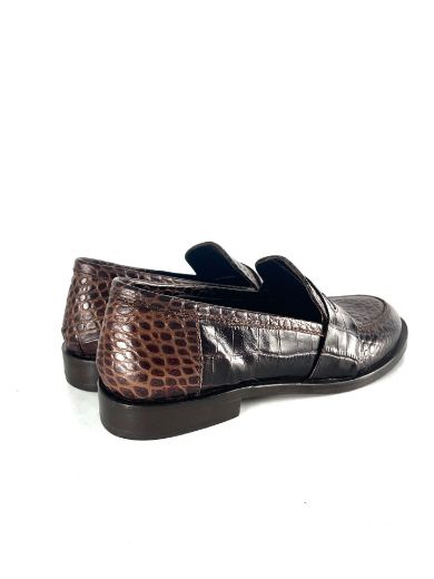 Kadın Hakiki Deri Loafer  KAHVE CROCO 05.23-230000002KAHVE CROCO resmi