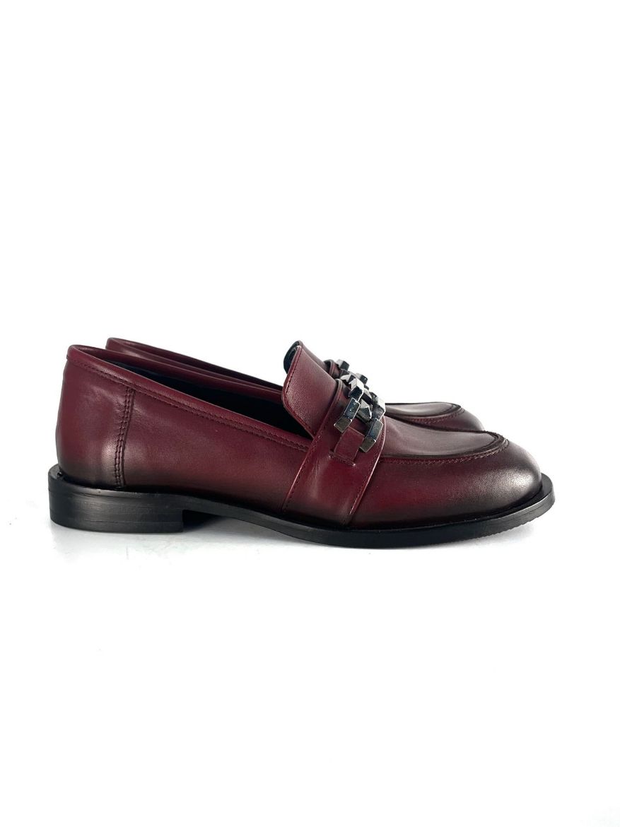Kadın Hakiki Deri Loafer  BORDO DERİ 05.23-230000003BORDO DERİ resmi