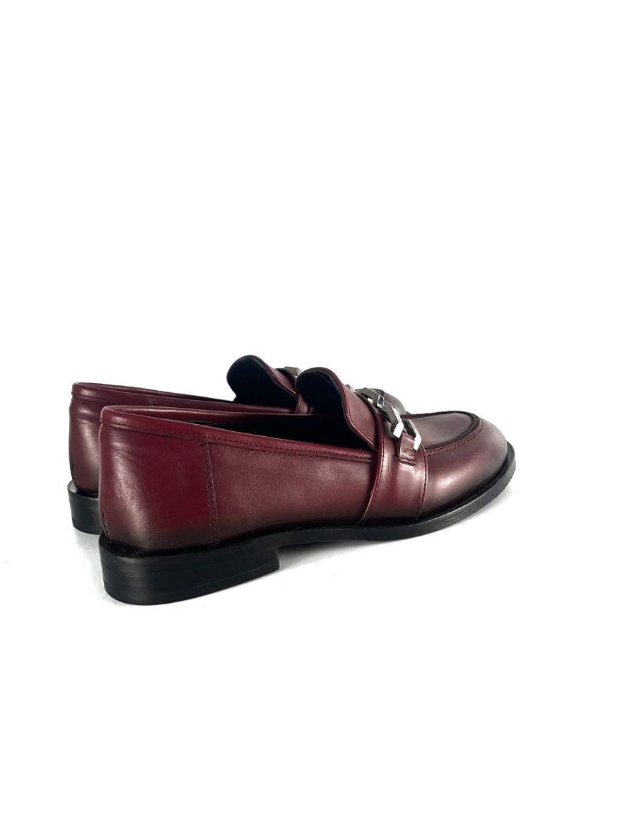 Kadın Hakiki Deri Loafer  BORDO DERİ 05.23-230000003BORDO DERİ resmi