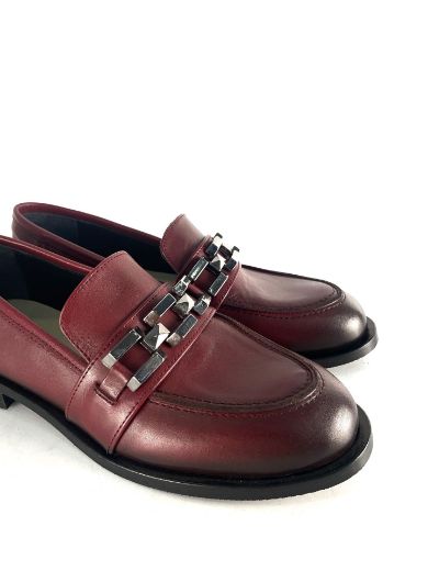 Kadın Hakiki Deri Loafer  BORDO DERİ 05.23-230000003BORDO DERİ resmi