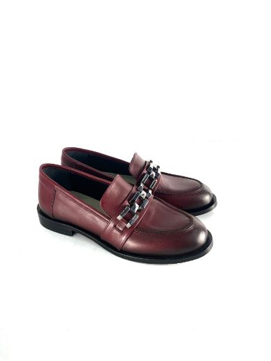 Kadın Hakiki Deri Loafer  BORDO DERİ 05.23-230000003BORDO DERİ resmi