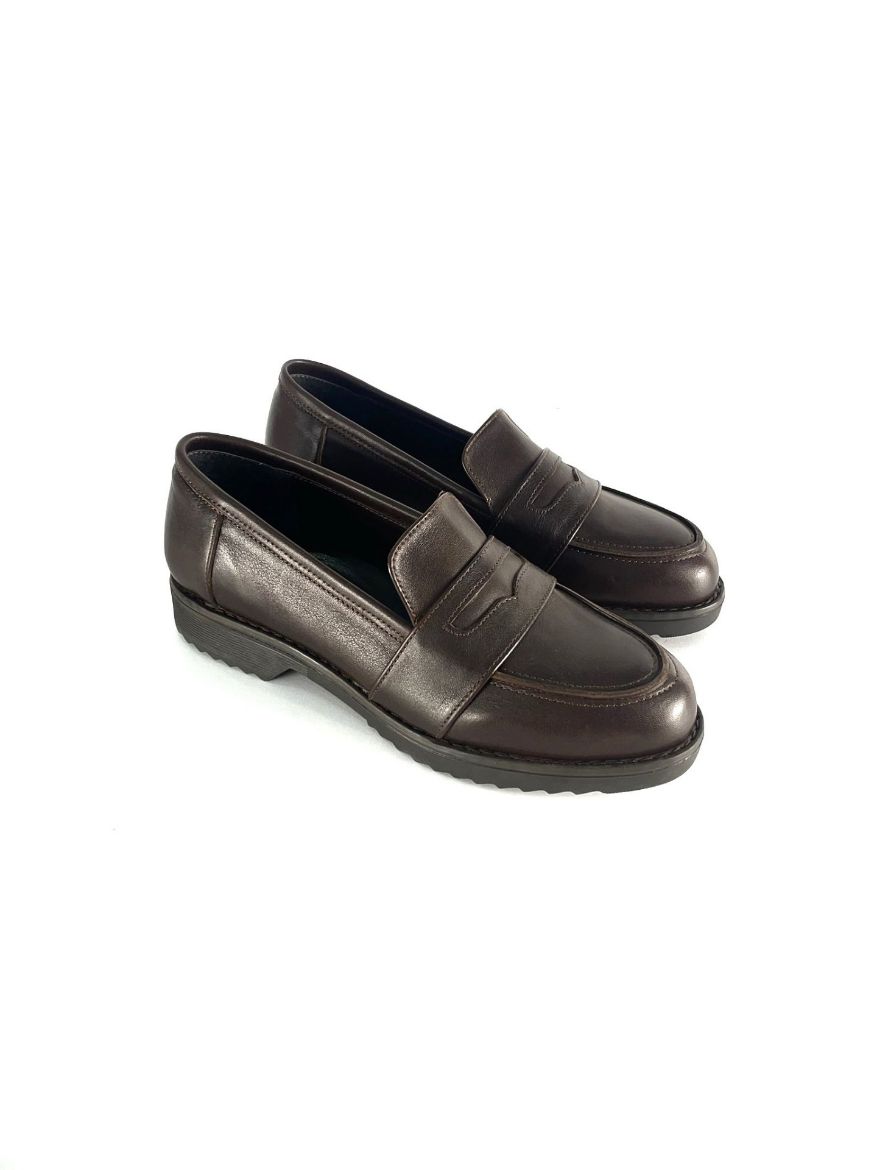 Lujo Hakiki Deri Loafer  KAHVE DERİ 05.23-323140002KAHVE DERİ resmi