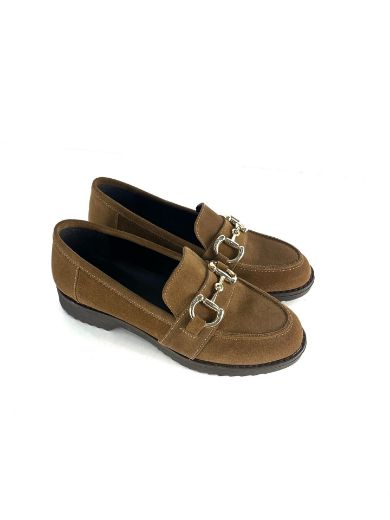 Lujo Hakiki Deri Kadın Loafer  TABA SÜET 05.23-323140003TABA SÜET resmi