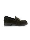 Lujo Hakiki Deri Kadın Loafer  HAKİ SÜET 05.23-323140003HAKİ SÜET