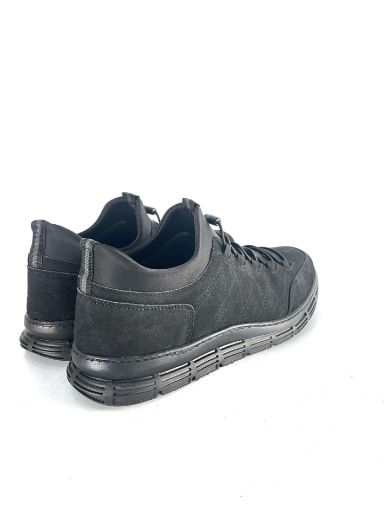 Lujo Hakiki Deri Erkek Outdoor   SİYAH NUBUK 10.23-LJERK0006SİYAH NUBUK resmi