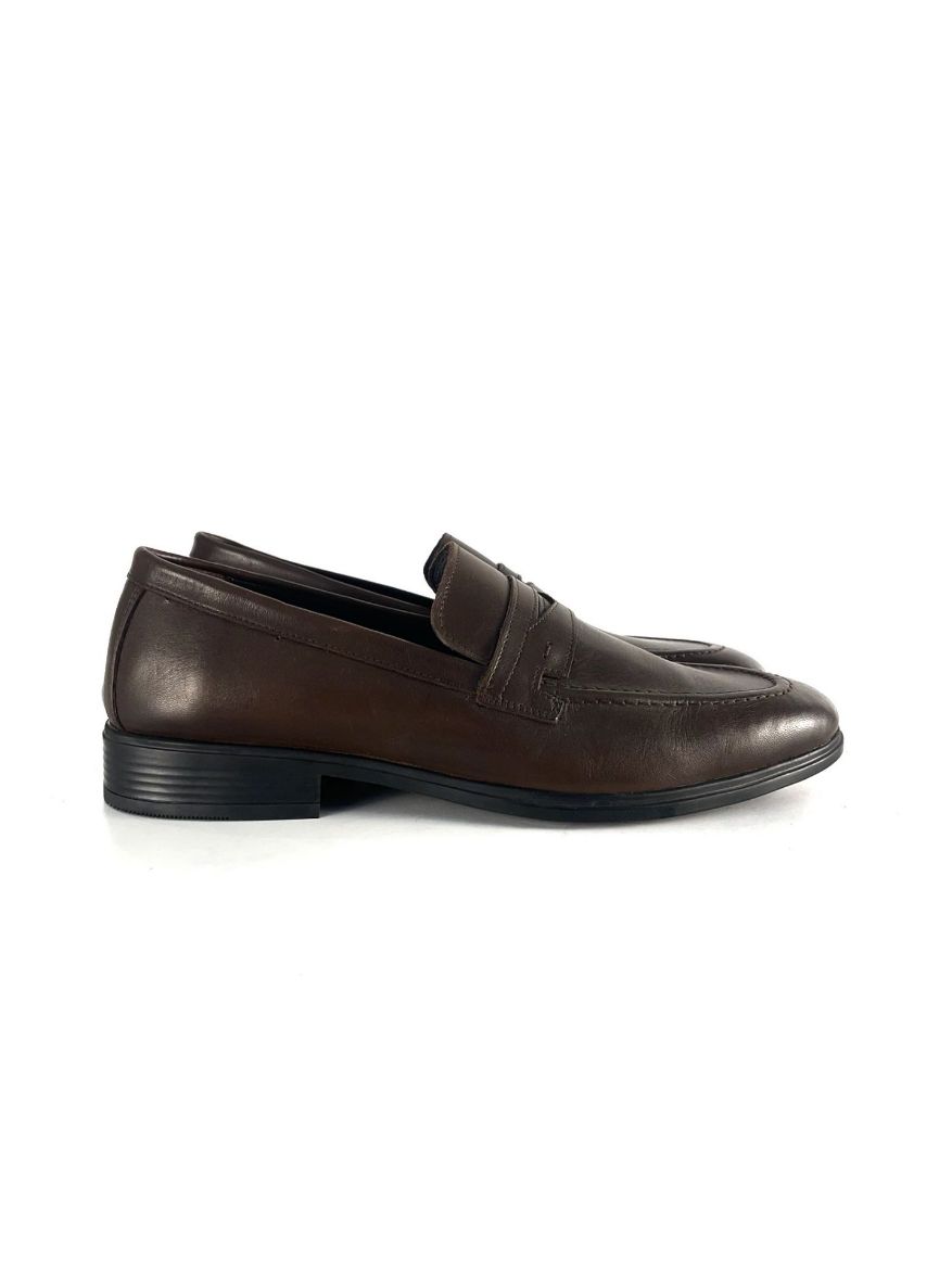 Lujo Hakiki Deri Erkek Loafer  KAHVE DERİ 10.23-LJERK0009KAHVE DERİ resmi