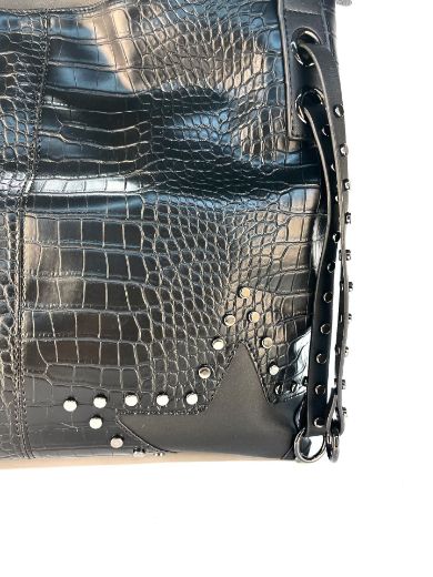 Lujo Kadın Çanta  SİYAH CROCO C.24-00000Y6206SİYAH CROCO resmi