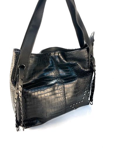 Lujo Kadın Çanta  SİYAH CROCO C.24-00000Y6206SİYAH CROCO resmi