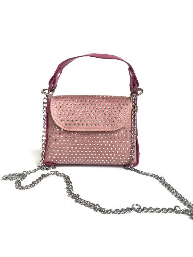 Lujo Mini Taşlı Çanta  PEMBE C.24-00000Y6135PEMBE resmi