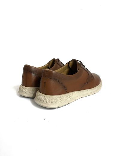 Lujo Hakiki Deri Erkek Sneaker  TABA DERİ 10.24-LJERK0011TABA DERİ resmi