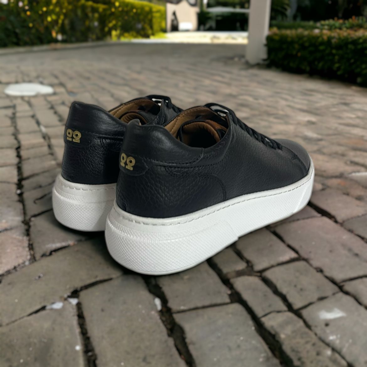 Lujo Hakiki Deri Erkek Sneaker  SİYAH DERİ 10.24-LJERK0014SİYAH DERİ resmi