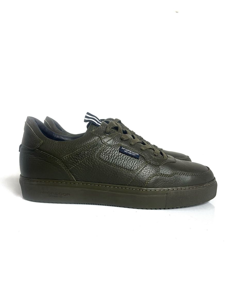 Lujo Hakiki Deri Erkek Sneaker  HAKİ DERİ 10.24-LJERK0015HAKİ DERİ resmi