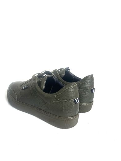 Lujo Hakiki Deri Erkek Sneaker  HAKİ DERİ 10.24-LJERK0015HAKİ DERİ resmi