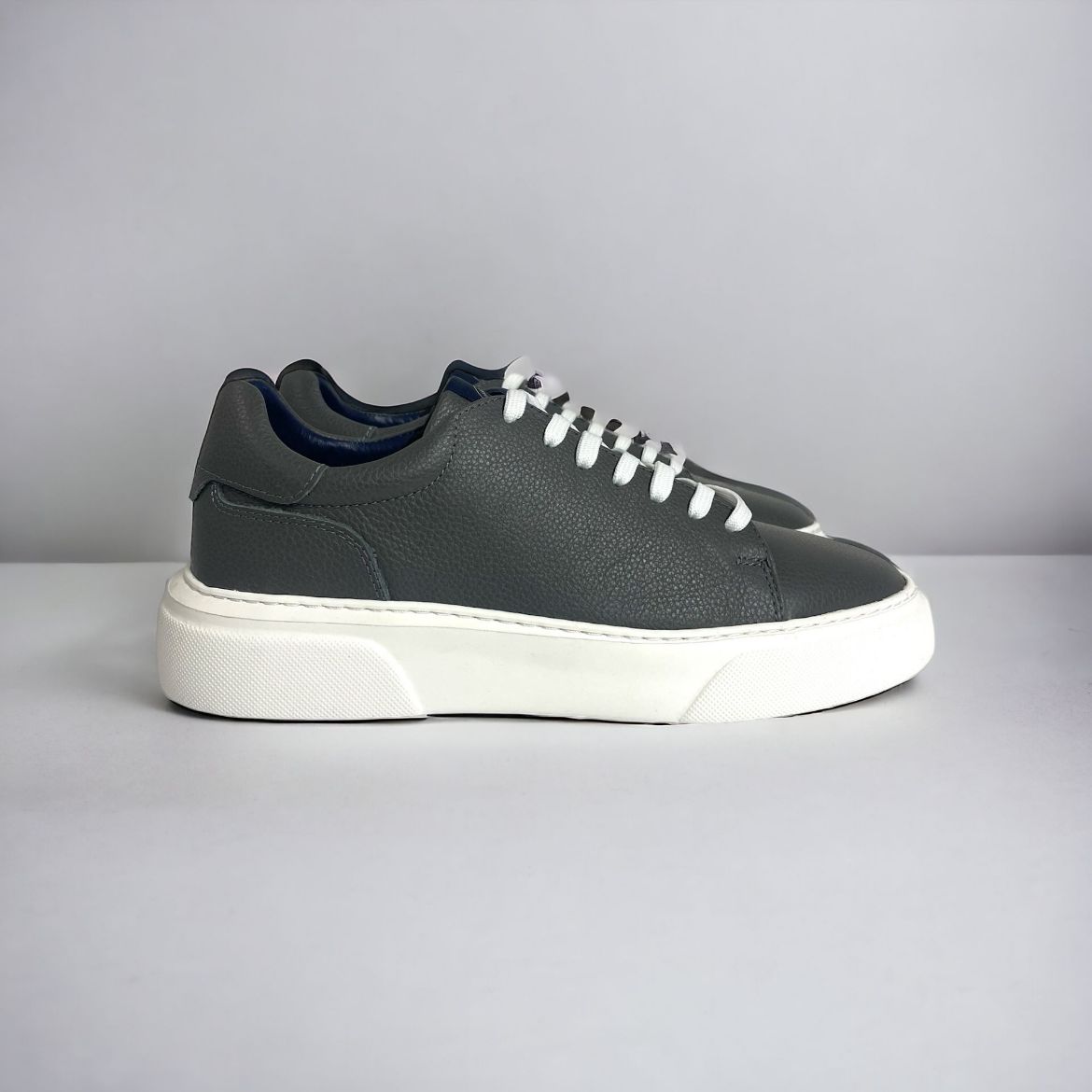 Lujo Hakiki Deri Erkek Sneaker  GRİ 10.24-LJERK0016GRİ resmi