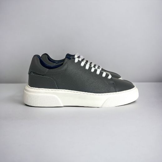 Lujo Hakiki Deri Erkek Sneaker  GRİ 10.24-LJERK0016GRİ resmi