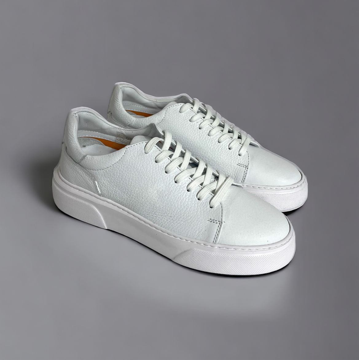 Lujo Hakiki Deri Erkek Sneaker  BEYAZ 10.24-LJERK0016BEYAZ resmi