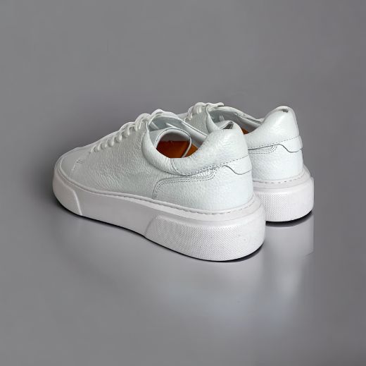 Lujo Hakiki Deri Erkek Sneaker  BEYAZ 10.24-LJERK0016BEYAZ resmi