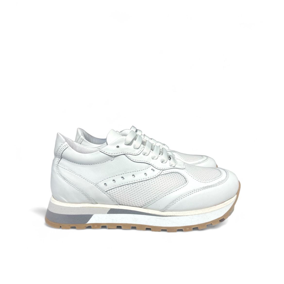 Lujo Hakiki Deri Karışık Renkli Sneaker  BEYAZ 09.24-000000003BEYAZ resmi