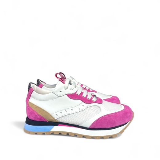 Lujo Hakiki Deri Karışık Renkli Sneaker  FUŞYA SÜET 09.24-000000003FUŞYA SÜET resmi