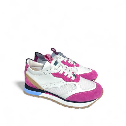 Lujo Hakiki Deri Karışık Renkli Sneaker  FUŞYA SÜET 09.24-000000003FUŞYA SÜET resmi
