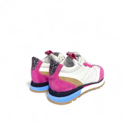 Lujo Hakiki Deri Karışık Renkli Sneaker  FUŞYA SÜET 09.24-000000003FUŞYA SÜET resmi