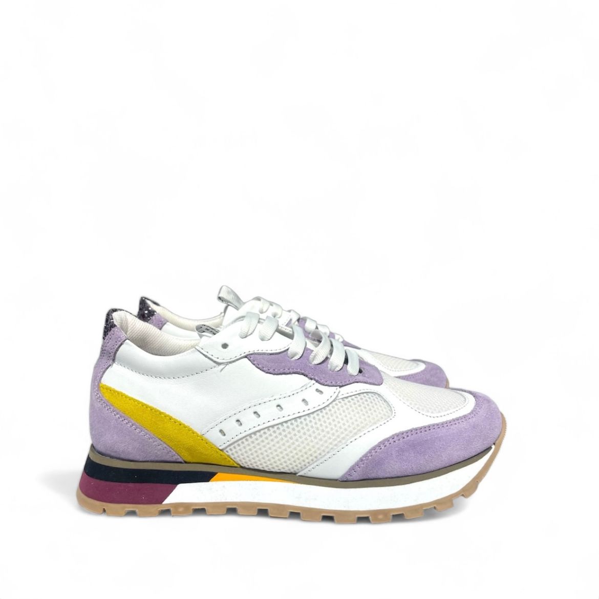 Lujo Hakiki Deri Karışık Renkli Sneaker  LİLA SÜET 09.24-000000003LİLA SÜET resmi