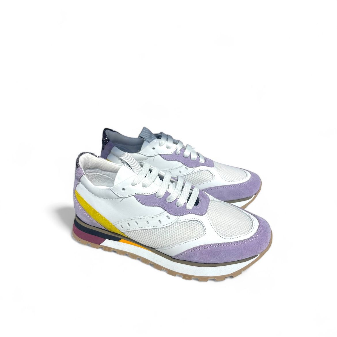 Lujo Hakiki Deri Karışık Renkli Sneaker  LİLA SÜET 09.24-000000003LİLA SÜET resmi