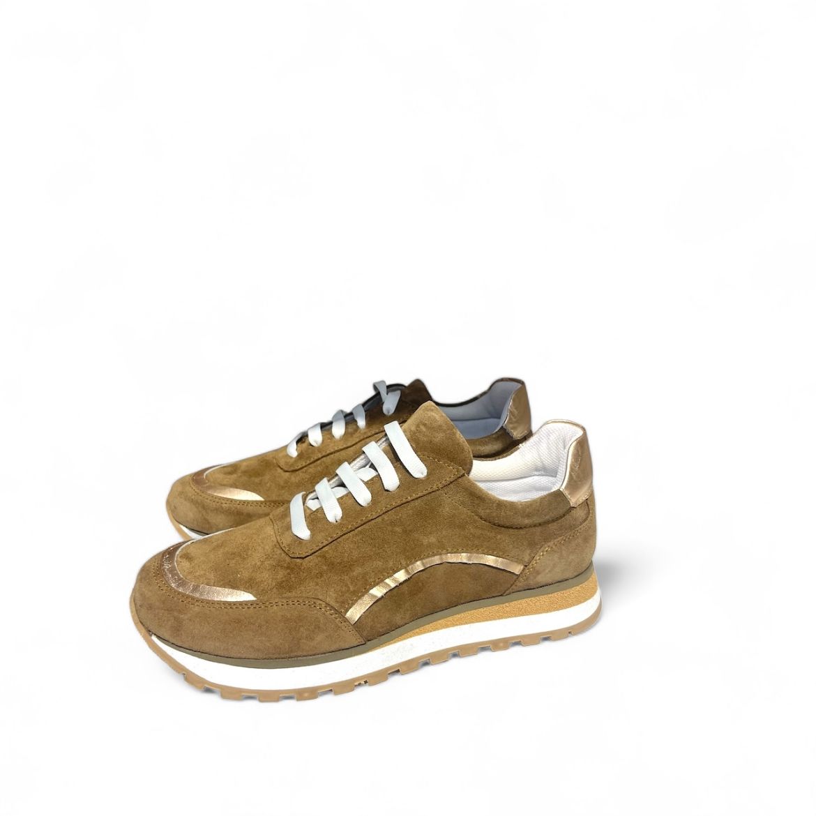 Lujo Hakiki Deri Metalik Detaylı Sneaker  TABA SÜET 09.24-000000004TABA SÜET resmi
