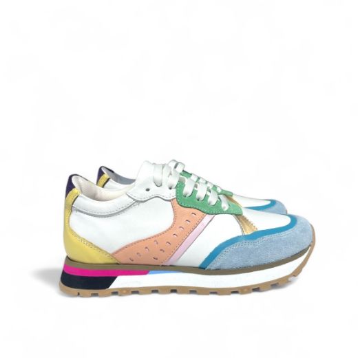 Lujo Hakiki Deri Süet Mıx Li Sneaker  BEBE MAVİ 09.24-000000005BEBE MAVİ resmi
