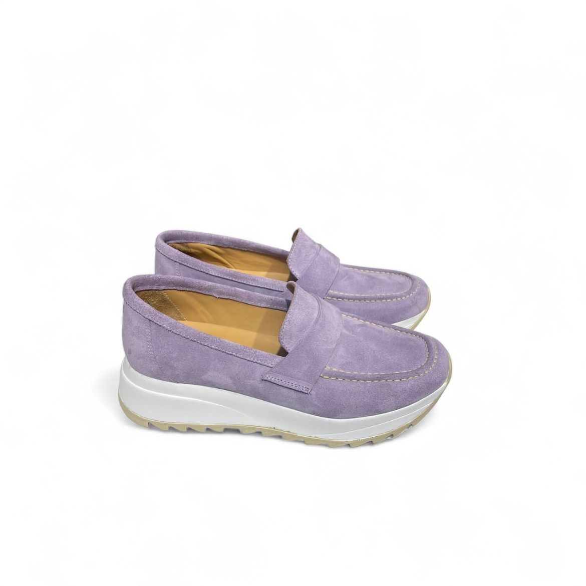 Lujo Hakiki Deri Comfort Sneaker  LİLA SÜET 09.24-000000007LİLA SÜET resmi