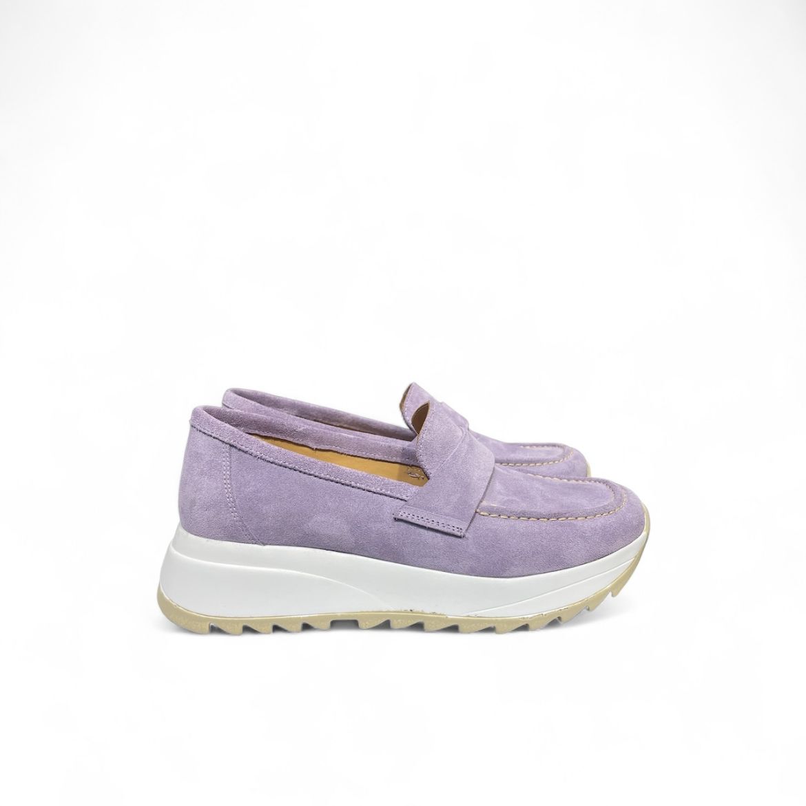 Lujo Hakiki Deri Comfort Sneaker  LİLA SÜET 09.24-000000007LİLA SÜET resmi