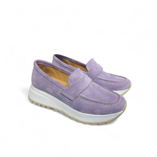 Lujo Hakiki Deri Comfort Sneaker  LİLA SÜET 09.24-000000007LİLA SÜET resmi