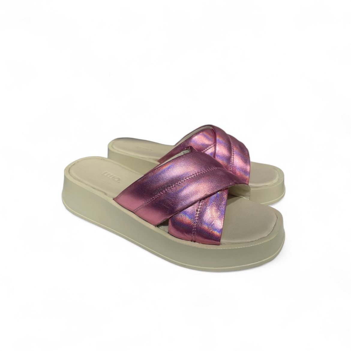 Lujo Hakiki Deri Terlik  METALİK PEMBE 04.24-000000002METALİK PEMBE resmi