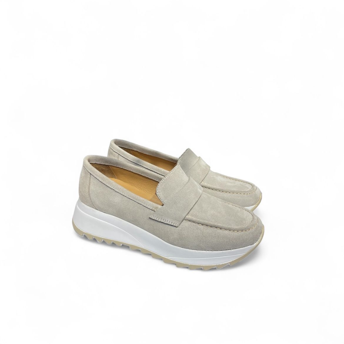 Lujo Hakiki Deri Comfort Sneaker  GRİ SÜET 09.24-000000007GRİ SÜET resmi