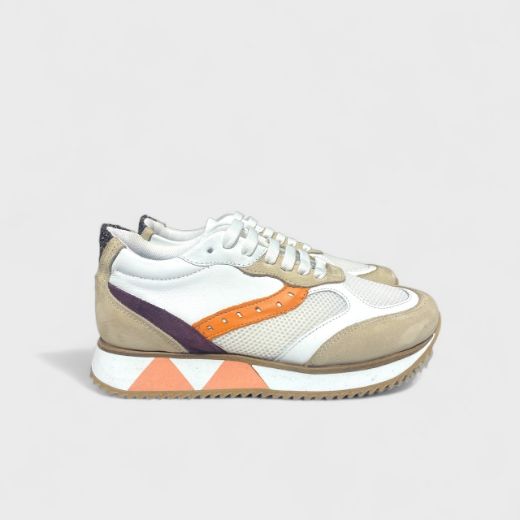 Lujo Hakiki Deri Karışık Renkli Sneaker  BEJ SÜET 09.24-000000003BEJ SÜET resmi
