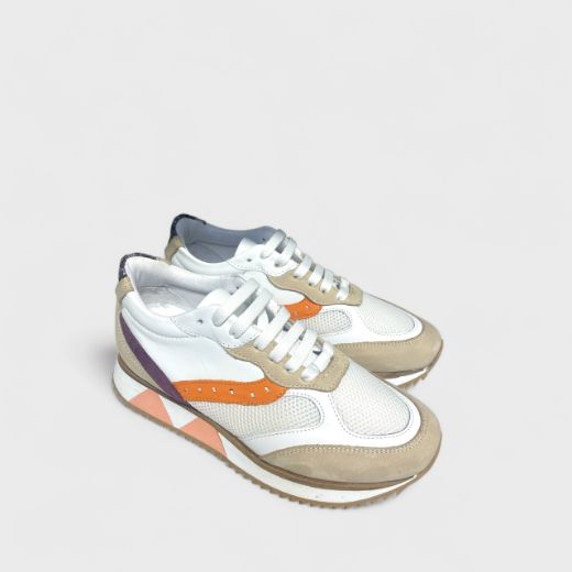 Lujo Hakiki Deri Karışık Renkli Sneaker  BEJ SÜET 09.24-000000003BEJ SÜET resmi