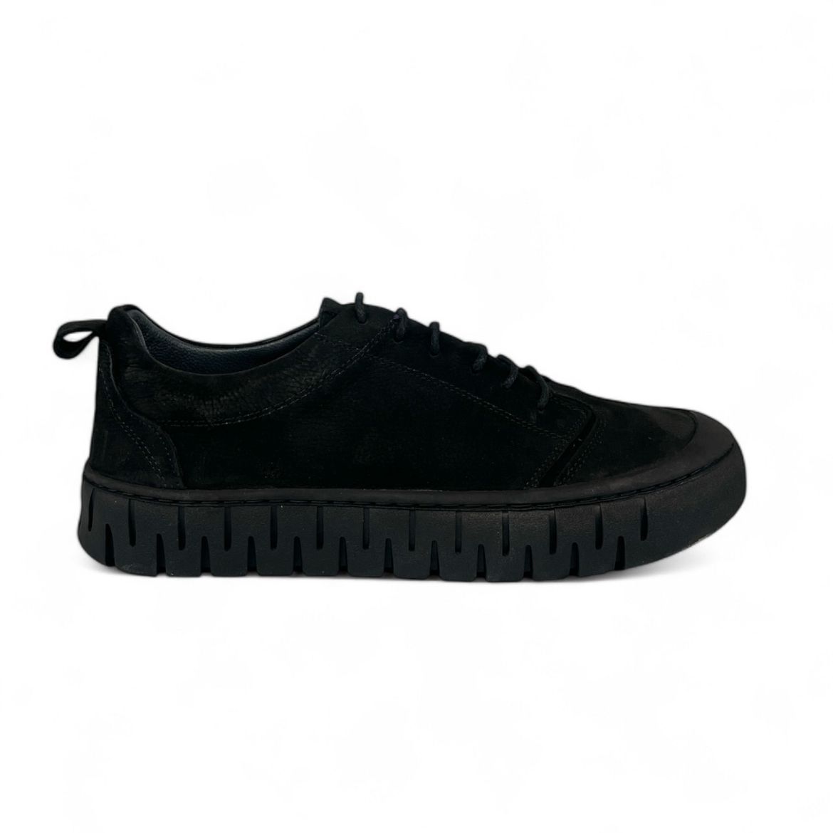 Lujo Hakiki Deri Erkek Kışlık Sneaker  SİYAH NUBUK 10.24-LJERK0019SİYAH NUBUK resmi