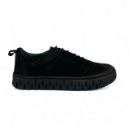 Lujo Hakiki Deri Erkek Kışlık Sneaker  SİYAH NUBUK 10.24-LJERK0019SİYAH NUBUK