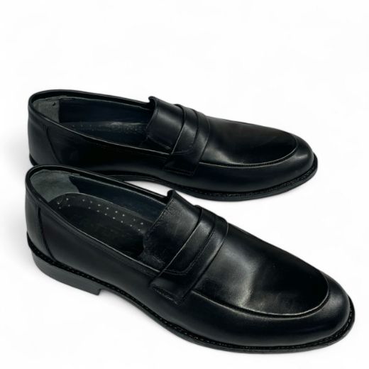 Lujo Hakiki Deri Erkek Loafer  SİYAH DERİ 10.24-LJERK0023SİYAH DERİ resmi