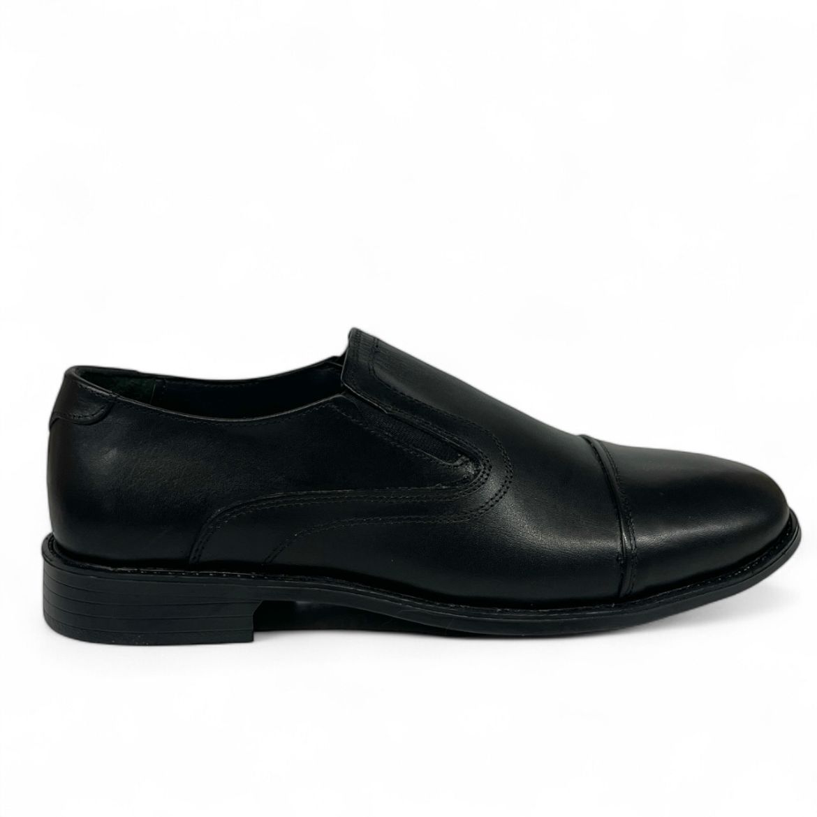 Lujo Hakiki Deri Lastik Detaylı Erkek Loafer  SİYAH DERİ 10.24-LJERK0024SİYAH DERİ resmi
