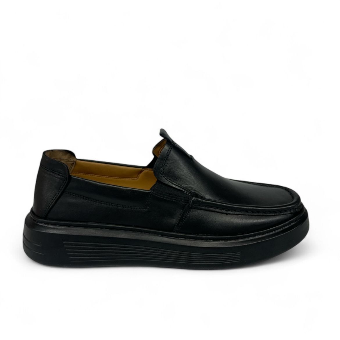 Lujo Hakiki Deri Erkek Loafer  SİYAH DERİ 10.24-LJERK0032SİYAH DERİ resmi