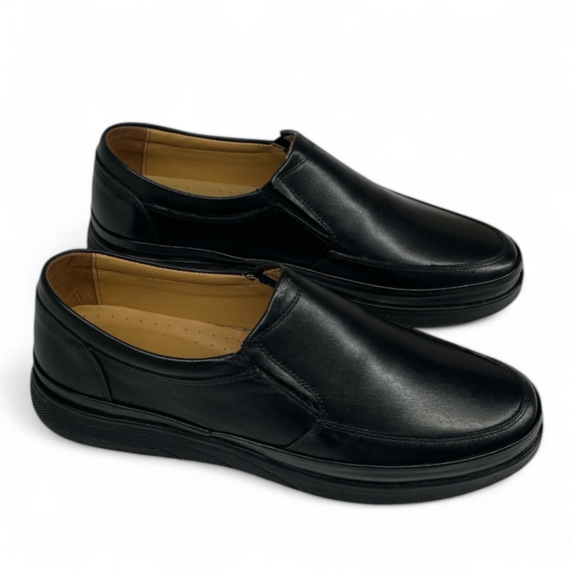 Lujo Hakiki Yumuşak Deri Erkek Loafer  SİYAH DERİ 10.24-LJERK0035SİYAH DERİ resmi
