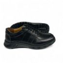 Lujo Hakiki Deri Erkek Sneaker  SİYAH DERİ 10.24-LJERK0036SİYAH DERİ
