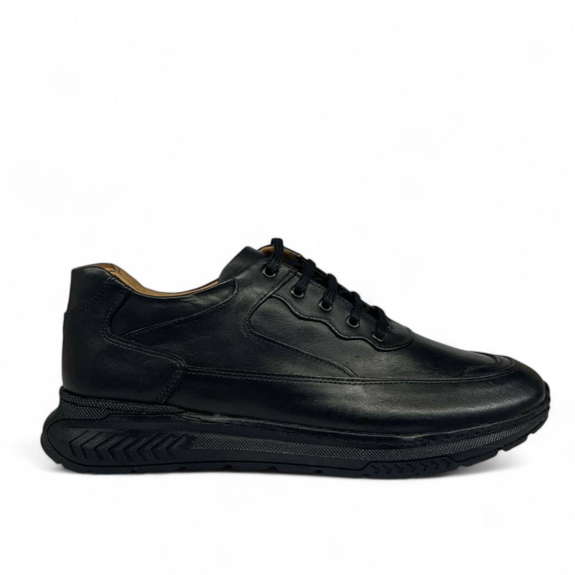 Lujo Hakiki Deri Erkek Sneaker  SİYAH DERİ 10.24-LJERK0038SİYAH DERİ resmi