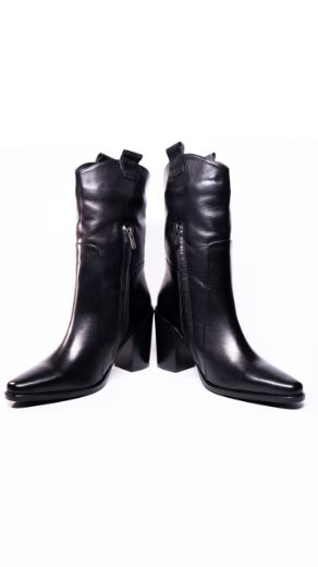 Lujo Western Çizme  SİYAH DERİ PL.24-000001619SİYAH DERİ resmi