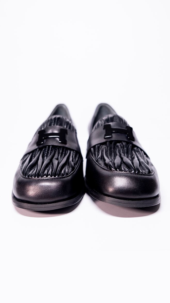Lujo Dokulu Loafer  SİYAH DERİ PL.24-000001710SİYAH DERİ resmi