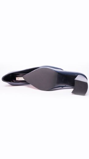 Lujo Kalın Topuk Stiletto  LACİVERT DERİ PL.24-000008315LACİVERT DERİ resmi