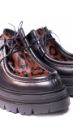 2602 Sısley Loafer  SİYAH DERİ-LEOPAR 05.24-000002602SİYAH DERİ-LEOPAR