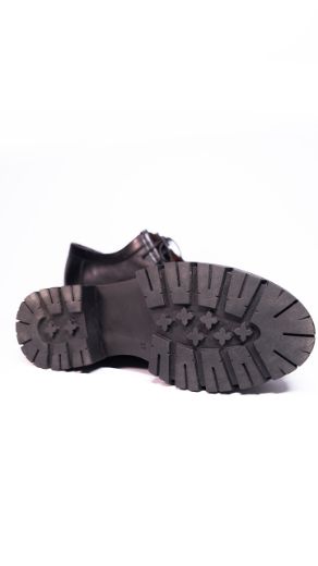 2602 Sısley Loafer  SİYAH DERİ-LEOPAR 05.24-000002602SİYAH DERİ-LEOPAR resmi