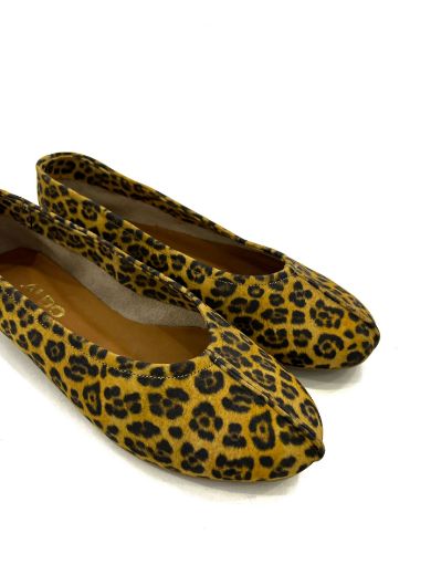 Lujo Hakiki Deri Çarık Model Babet  LEOPAR SÜET 08.24-000000007LEOPAR SÜET resmi